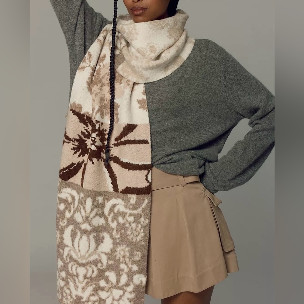 NWT Size OS - The Mariel Scarf Color: NEUTRAL